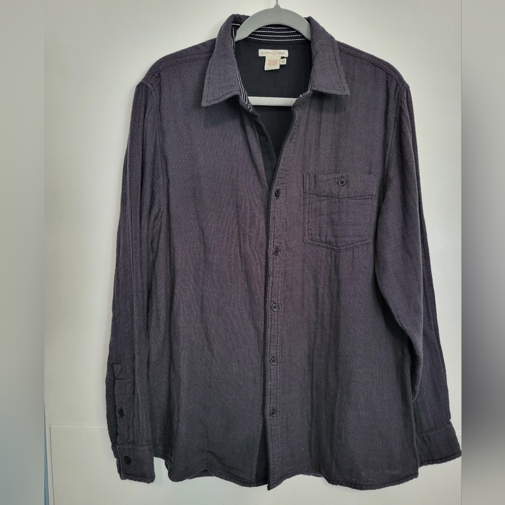 Carbon 2 Cobalt Button-down Shirt Grey Medium